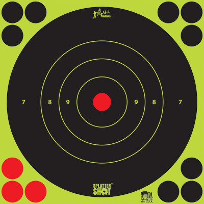 Pro-Shot Splatter Shot 12" Green Bull's-eye Target 