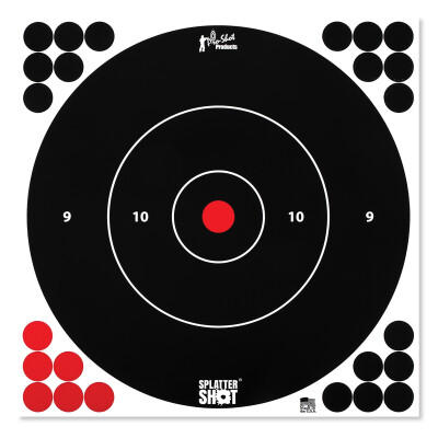 Pro-Shot Splatter Shot 12" White Bull's-eye Target