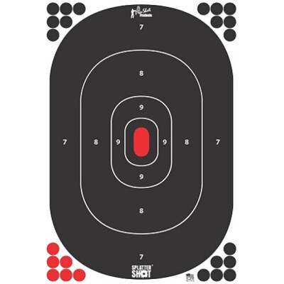 Pro-Shot 12"x 18" Silhouette Peel and Stick Five Pack