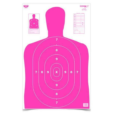 Birchwood Casey Eze-Scorer 23.00"x35" BC-27 Pink Paper Target Indoor/Outdoor 5 Pack 37039