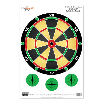 Birchwood Casey Dirty Bird Target Shotboard 12" x 18"