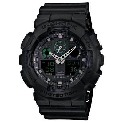 CASIO G-SHOCK GA-100MB-1A Analog/Digital Watch Black