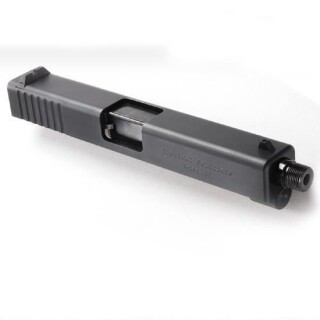 Tactical Solutions TSG-22 Rimfire Conversion Slide .22 Long Rifle Threaded Matte Black Finish for Glock 19/23