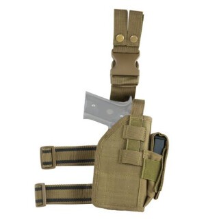 NcSTAR 2954 Drop Leg Universal Holster Right Hand Tan