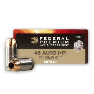 Federal Tactical HST .45 ACP +P Ammunition 1000 Rounds JHP 230 Grains