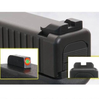AmeriGlo Hackathorn Sight Set for Glock 20/21, Steel