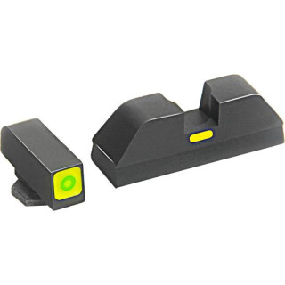 AmeriGlo CAP Sights for Glock 43 Green Front Black Rear Steel GL-605