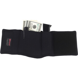 Galco Gunleather Ankle Safe Concealable Pocket and Spare Mag Holder Ambidextrous Ankle Band Neoprene Black CAS