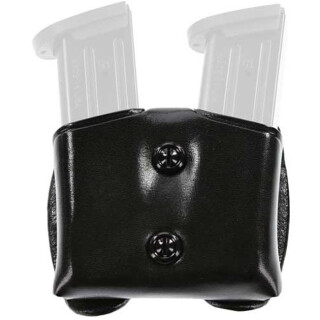 Galco Gunleather C.D.M. Cop Double Magazine Case 1911 .45 ACP Single Stack Magazines Leather Black