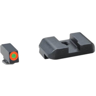 AmeriGlo Hackathorn Sights for Glock 43 Green Front Black Rear