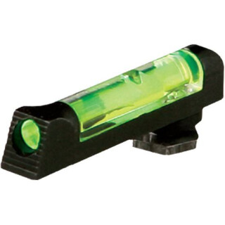 HiViz LightPipe Walther P99/PPQ/PPX/CCP Fiber Optic Front Sight Pistol Green 0.180" Steel Black SW3004-G