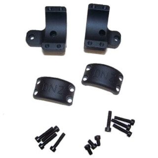 DNZ Products Hunt Master Browning X-Bolt Two Piece Scope Mount High Left and Right Hand 1" Tube Aluminum Black XB1H2