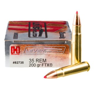 Hornady LEVERevolution .35 Remington Ammunition 20 Rounds FTX 200 Grain