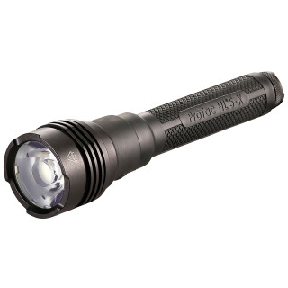 Streamlight ProTac HL 5-X 3500 Lumen Tactical White LED Flashlight Multi-Fuel Compatible Ten-Tap Programming Rubber Sleeve Aluminum Housing Matte Black Finish