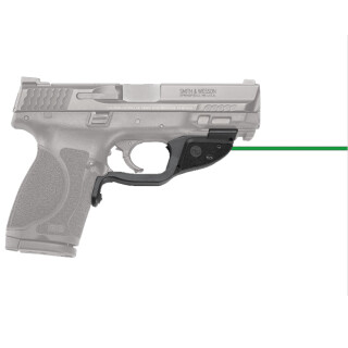 Crimson Trace LG-362G Green LaserGuard For S&W M&P 2.0 Full Size/Compact Models Front Activation Polymer Housing Matte Black