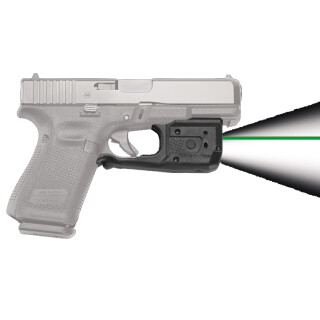 Crimson Trace LaserGuard Pro Light/Laser Combo Glock Full Size/Compact Models 150 Lumen LED White Light/5mW Green Laser Polymer Housing Matte Black