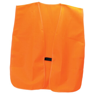 Hunting Made Easy Safety Vest Hook and Loop Closure OSFM Orange