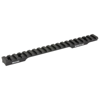 Weaver Tactical Extended Multi Slot Base with 20 MOA Savage 110 BA Stealth and 111 Long Range Hunter and Similar Long Action Aluminum Matte Black