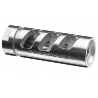 Rise Armament RA-701 Compensator AR-15 .223 Remington/5.56 NATO Threaded 1/2x28 Made From 416 Stainless Steel Natural Finish