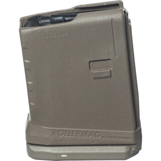 ProMag RM5 Rollermag 5 Round AR-15 Magazine .223 Remington/5.56 NATO Roller Anti Tilt Follower Technapolymer Flat Dark Earth