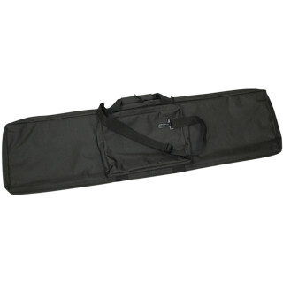 Bob Allen Rectangular Tactical Rifle Case 36" with External Storage Pocket Padded Synthetic Fabric Black