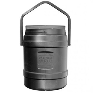 On Time Wildlife Feeder Rice Bran Feeder 10 Gallon Polymer Black