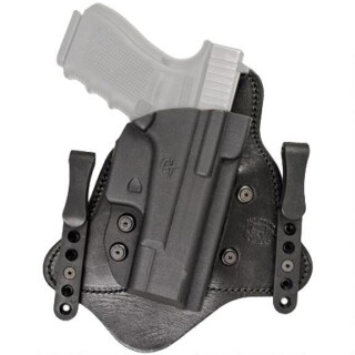 Comp-Tac MTAC Holster Springfield XDS with 3" Barrel IWB Hybrid Right Handed Leather/Kydex Black
