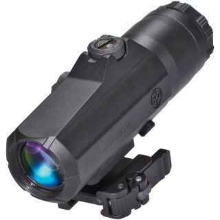 SIG Sauer Juliet6 6x Magnifier 24mm Objective Powercam Flip To Side Quick Release Picatinny Rail Mount Aluminum Housing Black