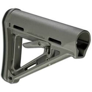 Magpul MOE Mil-Spec AR-15 Carbine Stock With Sling Attachment Points Rubber Buttpad Polymer Gray MAG400-GRY