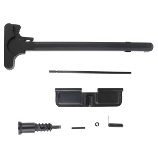TacFire AR-15 Upper Receiver Parts Kit Charging Handle/Dust Cover/Forward Assist Matte Black Finish