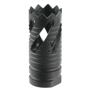 TacFire Muzzle Brake .223/5.56 1/2" x 28 Thread Crown Black Nitride