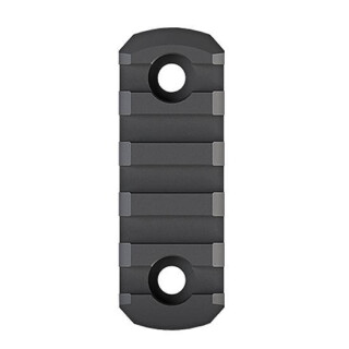 Magpul M-LOK Polymer Rail Section 5 Slots Beveled Ends Mil-Spec Polymer Black MAG590
