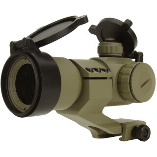 TacFire 1x30mm Dual Illuminated Red/Green Dot Sight with Cantilever Mount Aluminum Tan