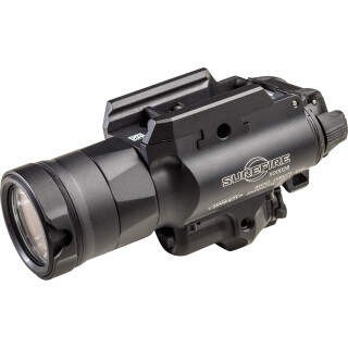 SureFire X400UH-A-RD Weapon Light and Laser Sight 600 Lumens 5mW Red Laser 2x CR123A Lithium Batteries Ambidextrous Switch Aluminum Body Black