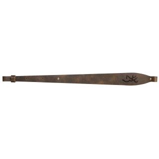 Browning Big Buckmark Traditional Sling 25.5" - 35.5" Distressed Leather Brown