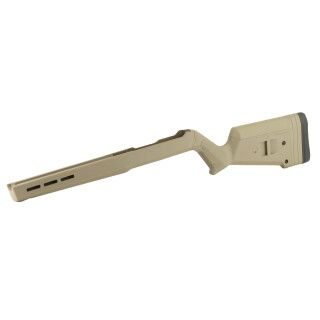 Magpul Hunter X-22 Stock for Ruger 10/22 .22 LR 0.920" Diameter Barrels Uses 10/22 Magazines M-LOK Slots Adjustable LOP Polymer FDE MAG548-FDE