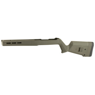 Magpul Hunter X-22 Stock for Ruger 10/22 .22 LR 0.920" Diameter Barrels Uses 10/22 Magazines M-LOK Slots Adjustable LOP Polymer OD Green MAG548-ODG
