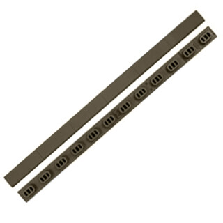 Magpul M-LOK Rail Cover Type 1 Fits M-LOK Slot System 9.5"/6 M-LOK Slots Heat Resistant Flexible Polymer 2 Pack Olive Drab Green MAG602-ODG