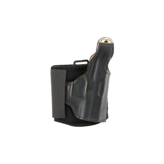 DeSantis Die Hard Ankle Rig Ankle Holster Fits SIG P365 Right Hand Neoprene/Leather Black