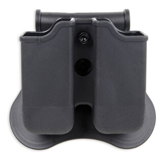 Bulldog Cases Polymer Magazine Holder for Glock 17, 19, 22,23,26,27,31,32,33,34 (Gen 1, 2, 3, 4), Black