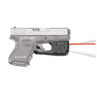 Crimson Trace LaserGuard LL-801 Pro Light/Laser Combo Glock 26/27/33/36 150 Lumen LED White Light/5mW Red Laser Polymer Housing Matte Black