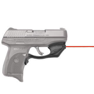 Crimson Trace LaserGuard Ruger LC9/LC9S/LC380/EC9S Red Laser 1/3N Lithium Battery Polymer Housing Matte Black Finish