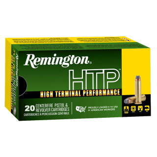 Remington HTP .38 Special +P Ammunition 20 Rounds 110 Grain SJHP 995 fps