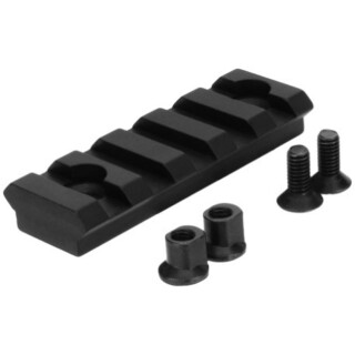 TacFire KeyMod Picatinny Rail 2" 5 Slots Black