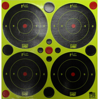 Pro-Shot Splattershot 3" Round Bull's-eye 12 Pack