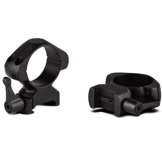 Konus Steel Rings QR High Profile Pair of Steel Mounting Rings with Quick Release Lever for 30mm Scopes 7409