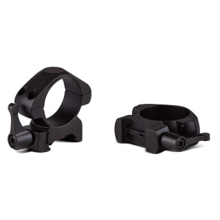 Konus Steel Rings QR Medium Profile Pair of Steel Mounting Rings with Quick Release Lever for 30mm Scopes 7410