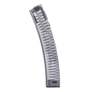 Elite Tactical Systems HK MP5 9mm Luger Magazine 30 Rounds Polymer Clear Smoke Finish