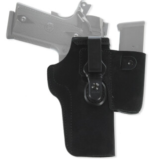 Galco Walkabout 2.0 Holster IWB fits Glock 17/22/31 Ambidextrous Leather Black