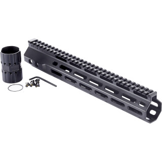 Wilson Combat LR-308 High Profile MLOK Rail 12.6" Free-Float Handguard Aluminum Black